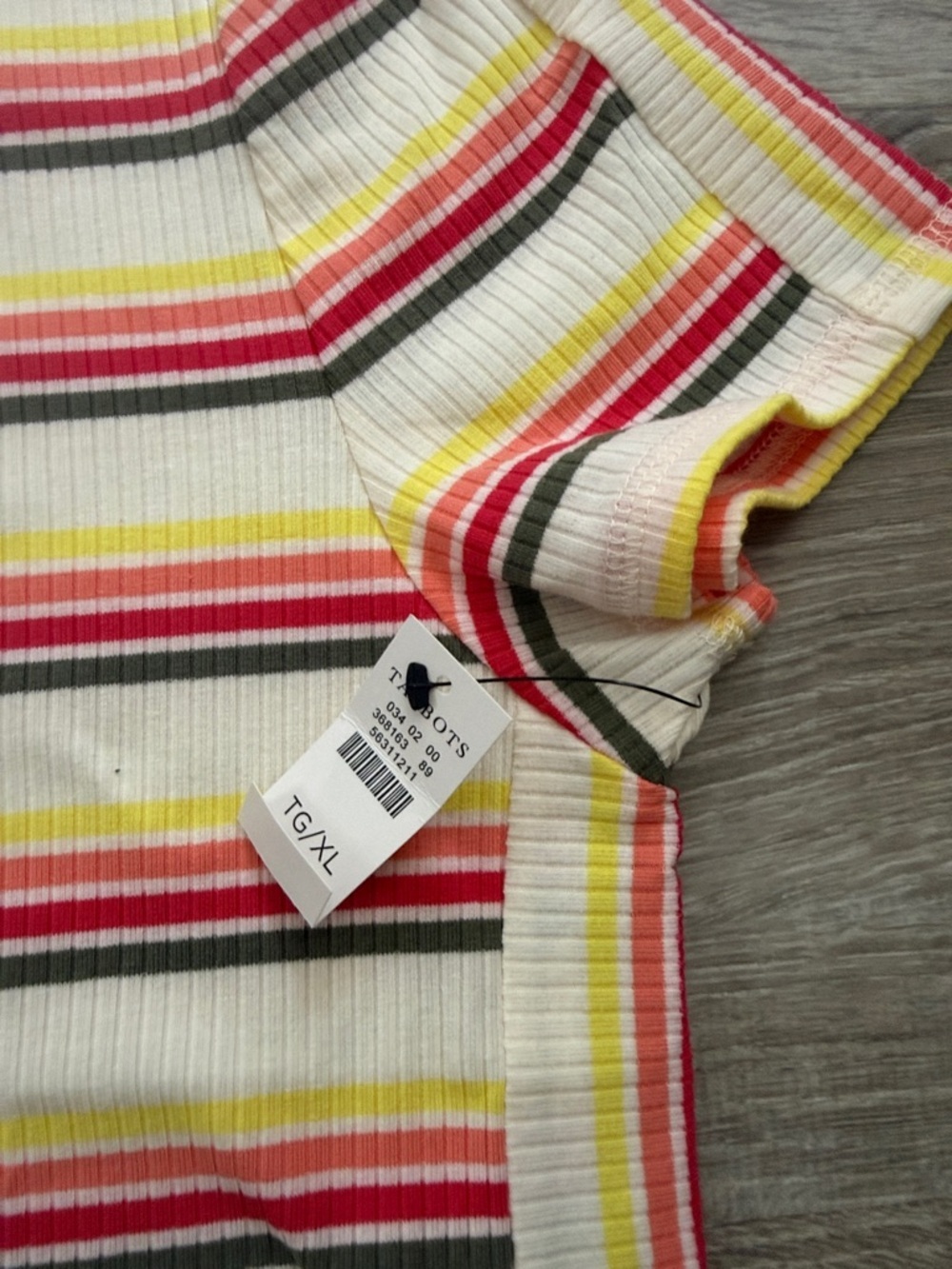 Talbots Striped top NWT - Picture 3 of 6